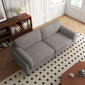 90-Inch Oversized Corduroy Sofa for Living Room with Reversible Cushions
