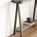 2-Tier Entryway Sofa Table with Storage Shelf