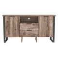 2-Door, 2-Drawer Storage Cabinet and TV Stand