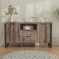 2-Door, 2-Drawer Storage Cabinet and TV Stand