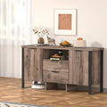 2-Door, 2-Drawer Storage Cabinet and TV Stand