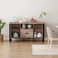 2-Door, 2-Drawer Storage Cabinet and TV Stand