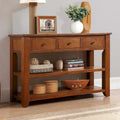 48-Inch Solid Pine Wood Console Table