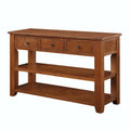 48-Inch Solid Pine Wood Console Table
