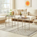 Javlergo Set of 2 Folding Round Steel TV Tray Tables - Compact Side Tables, No Assembly Needed - Dimensions: 18.5 x 18.5 x 19.7 in
