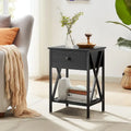 Javlergo Contemporary 3-Piece Living Room Coffee Table Set: Includes Wood Coffee Table and Two End Tables