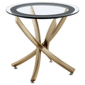 Brooke Round Glass-Top Coffee Table Collection