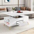 Versatile Lift-Top Coffee Table with Storage Drawers