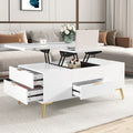 Versatile Lift-Top Coffee Table with Storage Drawers