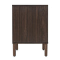 Merk 2-Door Walnut Cabinet