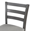5-Piece Wooden Counter Height Dining Set with Cushioned Chairs and Storage Shelves