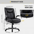 Ergonomic Office Chair with High Back Flip Up Armrests and Rolling Base
