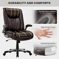 Ergonomic Office Chair with High Back Flip Up Armrests and Rolling Base