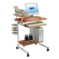 Space-Saving Ergonomic Computer Desk
