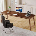 78.7-Inch Extra Long Wooden Desk - Spacious 2-Person Computer and Writing Desk