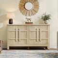55-Inch Rustic Wood Farmhouse Buffet Cabinet with Ample Storage