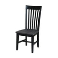 Set of 2 Cosmo Tall Mission Chairs in Solid Wood by International Concepts