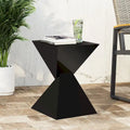 Contemporary Acrylic Accent End Table for Outdoor Use - Dimensions: 18.11"H x 12.6"W x 12.6"L