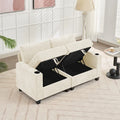 Versatile Chenille Storage Loveseat Sofa