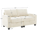 Versatile Chenille Storage Loveseat Sofa
