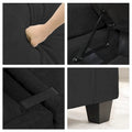 Versatile Chenille Storage Loveseat Sofa