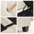 Versatile Chenille Storage Loveseat Sofa