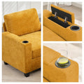 Versatile Chenille Storage Loveseat Sofa