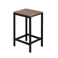 Contemporary 5-Piece Space-Saving Bar Table Set with Table and Stools