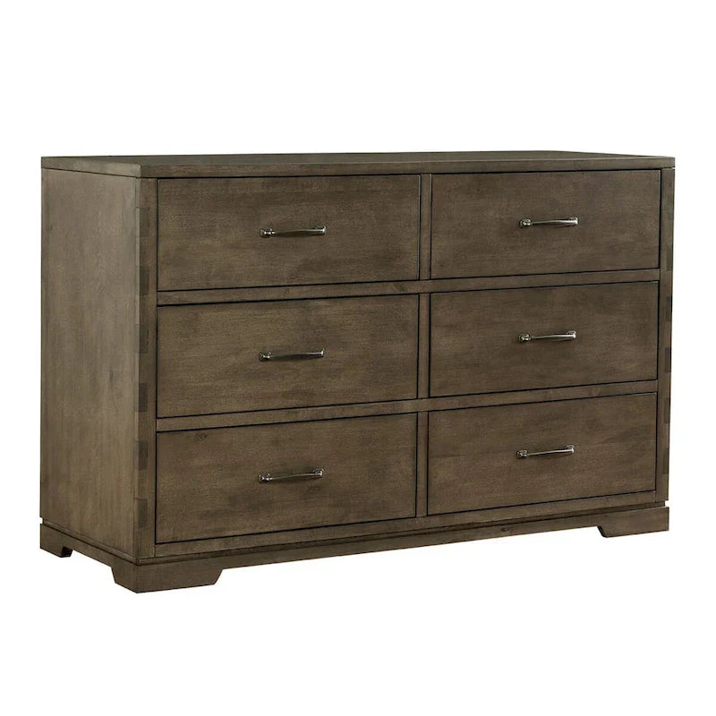 Graphite Dovetail 6-Drawer Chest of Drawers