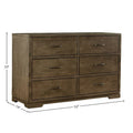 Graphite Dovetail 6-Drawer Chest of Drawers
