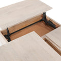 Rocklin White Mango Wood Lift-Top Coffee Table by Classic Home