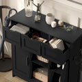 Roomfitters Morden Buffet Sideboard Cabinet with Doors and Drawers - Stylish Coffee Bar and Storage Solution