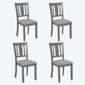 4-Piece Counter Height Dining Chair Set with Cushioned Seats