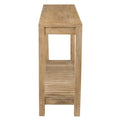 East at Main Petter Solid Wood Console Table with Shelf
