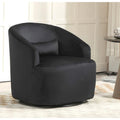 360-Degree Swivel Barrel Accent Chair