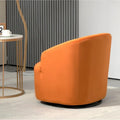 360-Degree Swivel Barrel Accent Chair