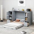 Full-Size Murphy Bed with Storage Drawers