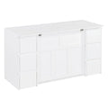 Full-Size Murphy Bed with Storage Drawers