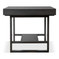 Isolde Black 60-Inch Solid Wood Counter Height Dining Table with Drawers by Furniture of America