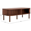 SAFAVIEH Home Tealla 2-Door Tambour Coffee Table - 43"W x 22"D x 17"H