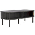 SAFAVIEH Home Tealla 2-Door Tambour Coffee Table - 43"W x 22"D x 17"H