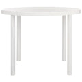 SAFAVIEH Janell White Dining Table - 39.4" Square x 30" Height