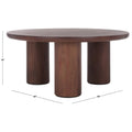 SAFAVIEH Home Mork Round Coffee Table with 3 Legs - 40" W x 40" D x 18" H