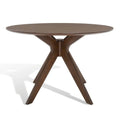 SAFAVIEH Couture Meiko 46-Inch Round Dining Table - Dimensions: 46" W x 46" D x 30" H