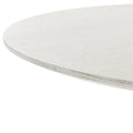 SAFAVIEH Couture Meiko 46-Inch Round Dining Table - Dimensions: 46" W x 46" D x 30" H